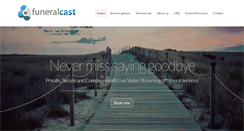 Desktop Screenshot of funeralcast.com.au